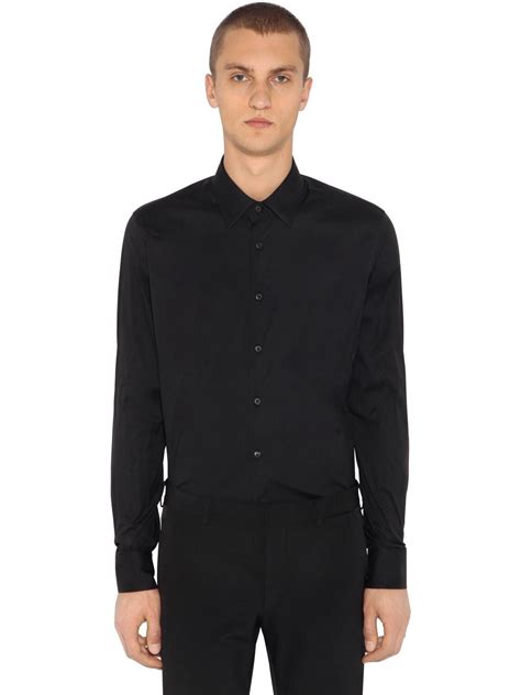 prada poplin shirt|Prada Classic Cotton Poplin Slim.